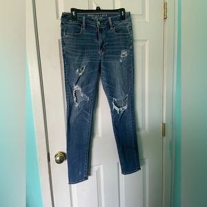 American Eagle Mid Rise Skinny Jeans